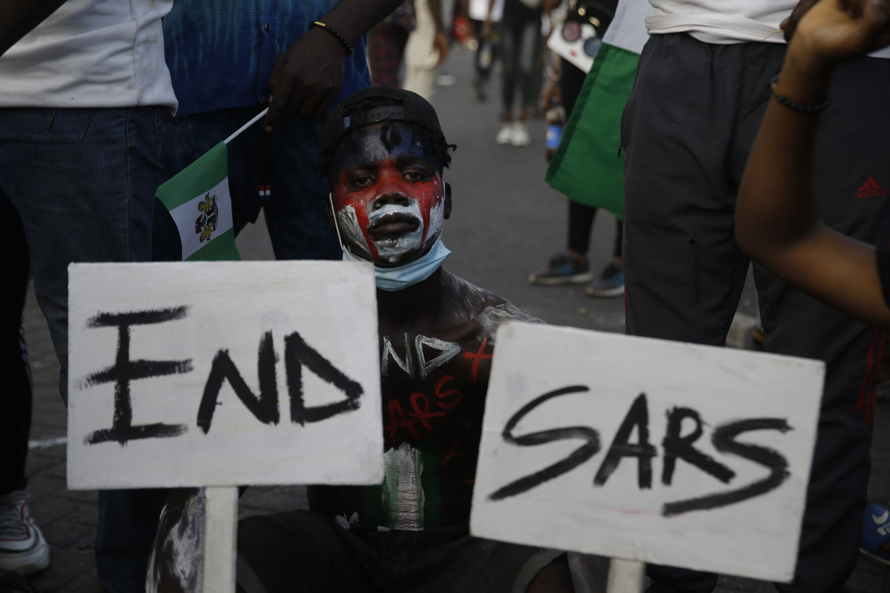 Nigeria Police Protest